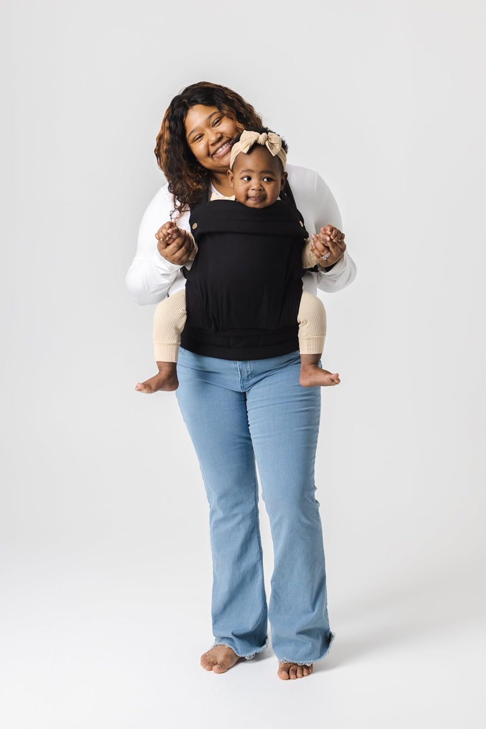 The Mama Carrier – Midnight Houndstooth Black