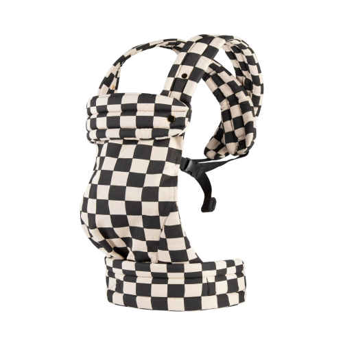 The Mama Carrier - Ivory Checkered Black