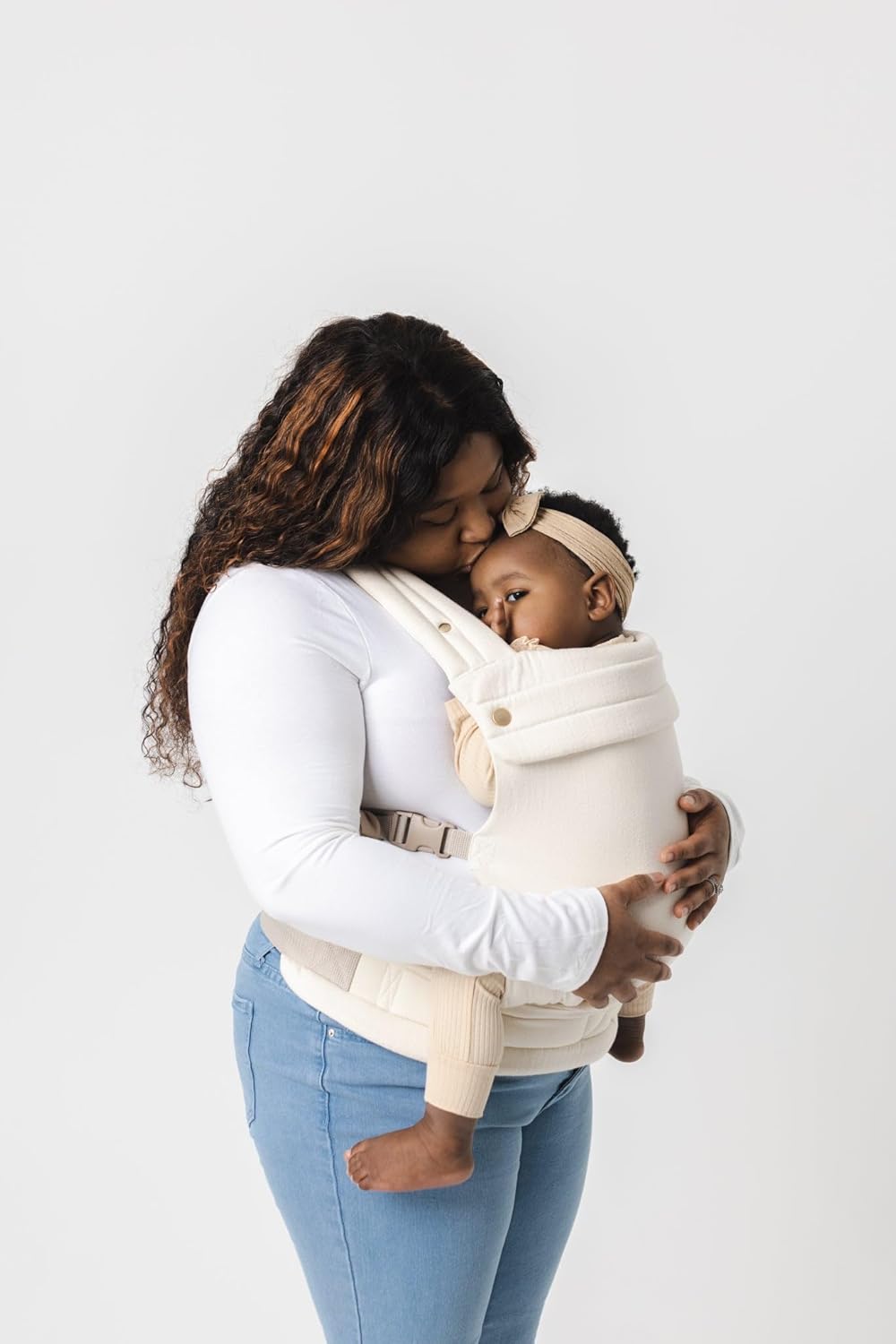 The Mama Carrier - Houndstooth Cream Classic