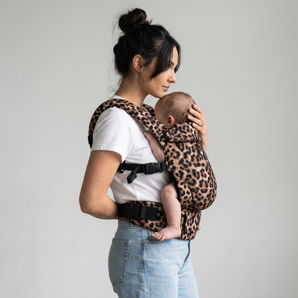 The Mama Carrier – Tawny Leopard Classic