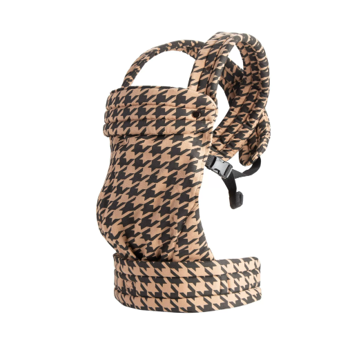 The Mama Carrier - Amber Houndstooth Black